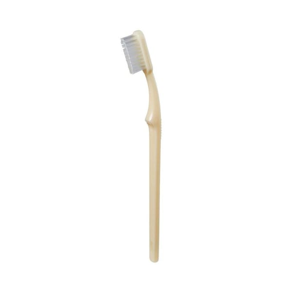 Mckesson Toothbrush, Ivory, Adult Medium, 1-1/16 Inch x 3/8 Inch Head, 1/2 Inch x 5-7/8 Inch Handle, 144PK 16-TB39 - main